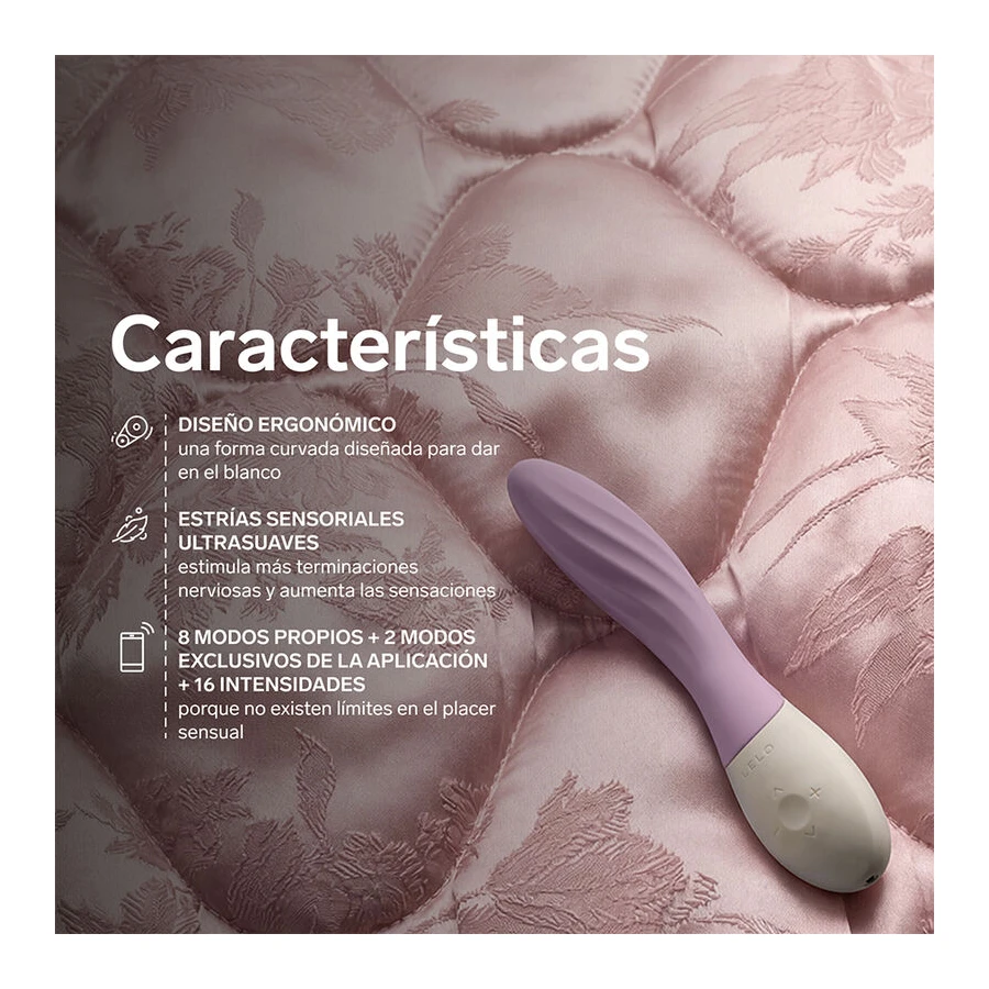 LELO - MONA TWIST VIBRADOR DE PONTO G RECARREGÁVEL COM CONTROLE POR APLICATIVO LAVANDA